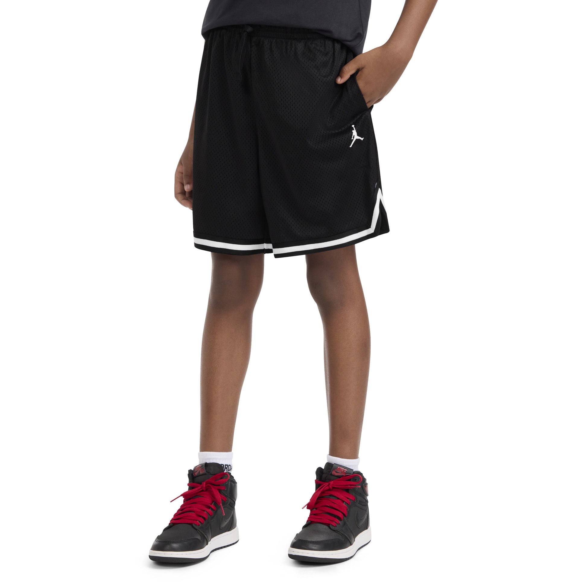 לילדים MJ BROKEN RECORDS TEE JORDAN חליפת BLACK / 8-10Y
