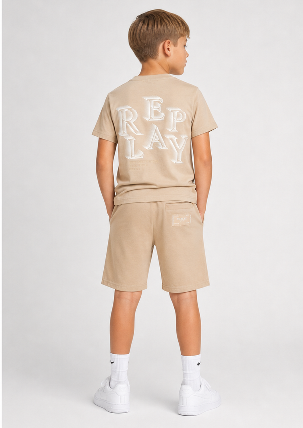 REPLAY boys beige rply set back