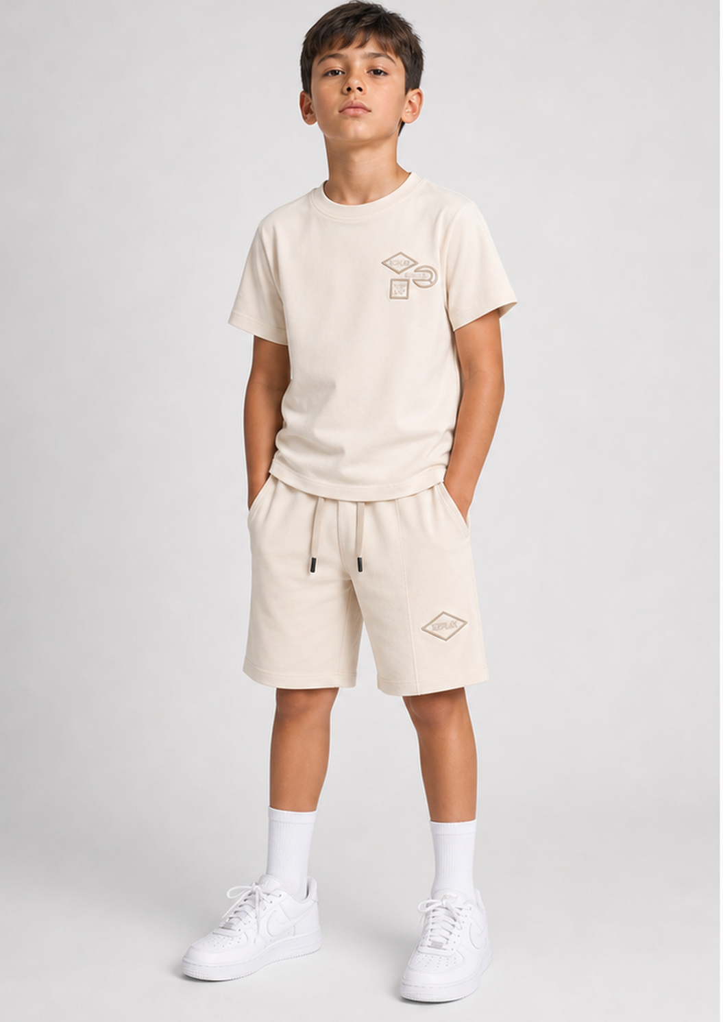 REPLAY boys off white icon set front