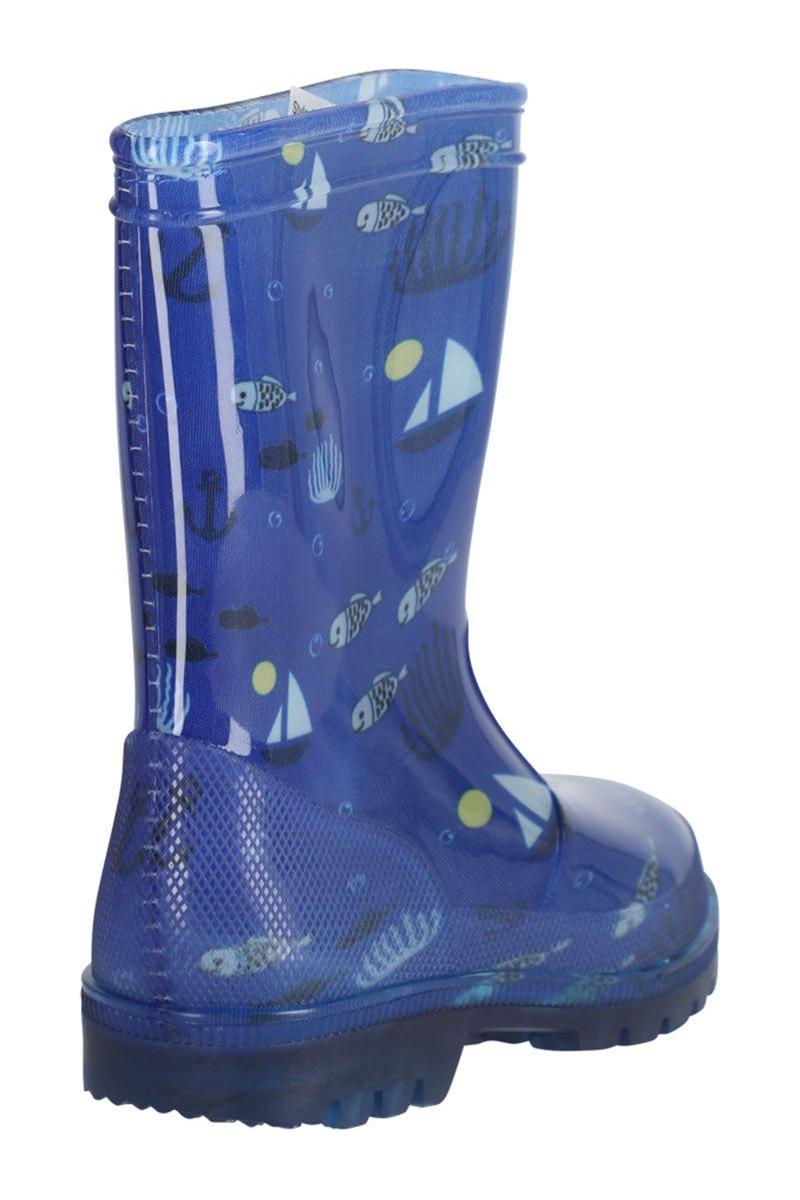 מגפי גשם גומי BK עם אורות לילדים