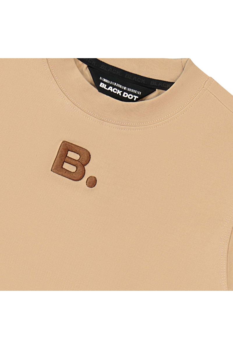 חולצת טישרט BLACK DOT לילדים בצבע חום BROWN / 2Y