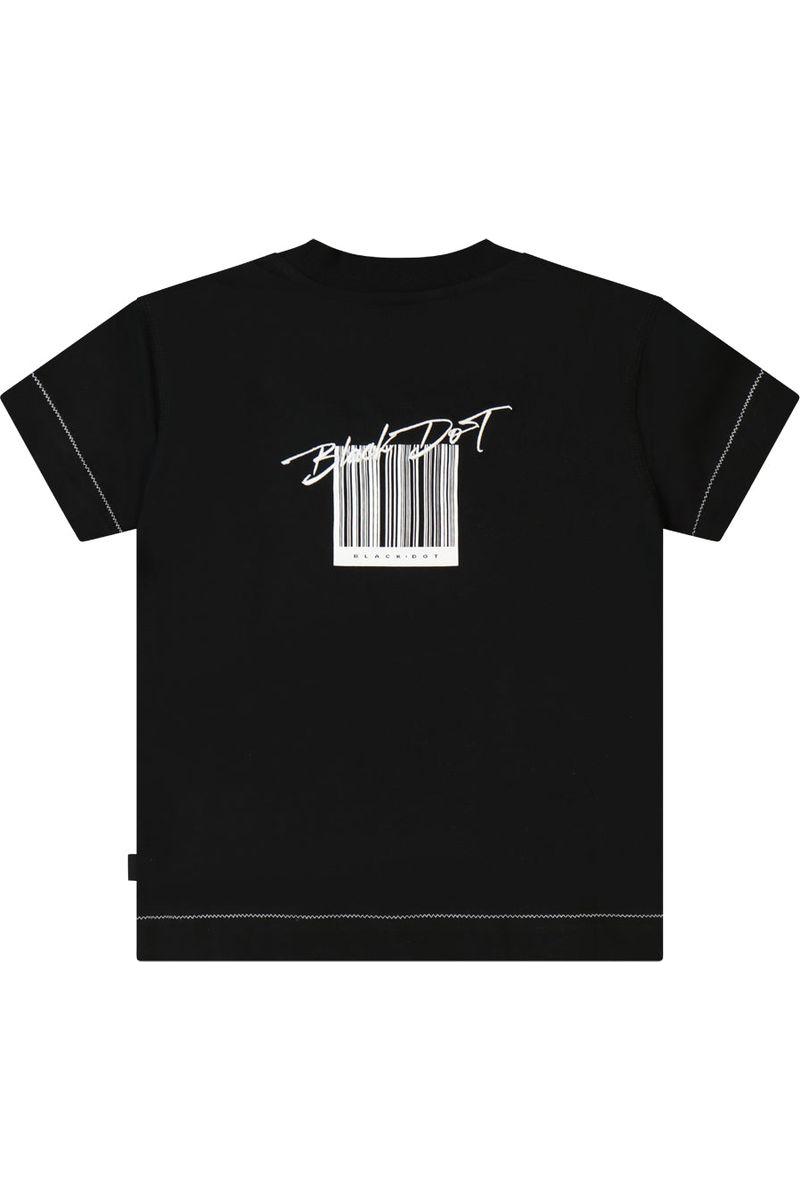 חולצת טישרט BLACK DOT לילדים בצבע שחור BLACK / 2Y