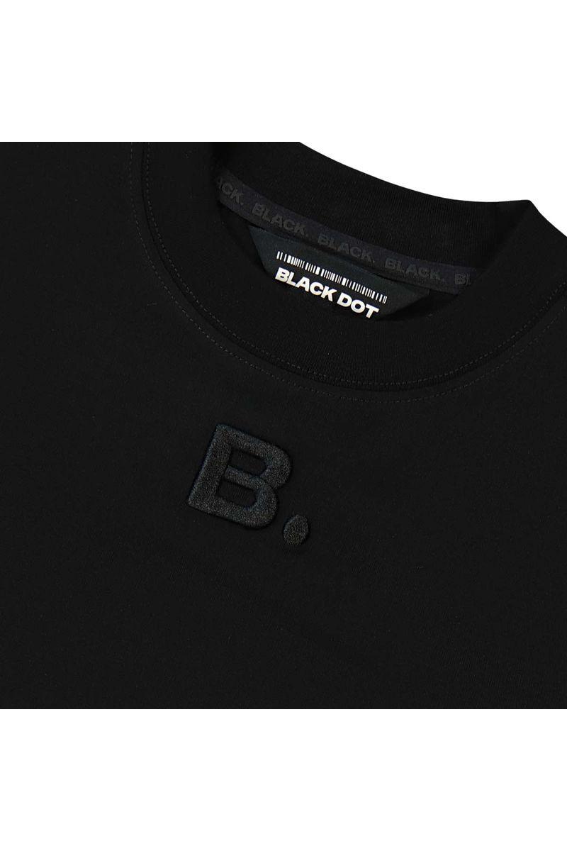 חולצת טישרט BLACK DOT לילדים בצבע שחור BLACK / 2Y