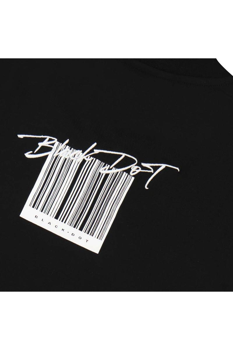חולצת טישרט BLACK DOT לילדים בצבע שחור BLACK / 2Y