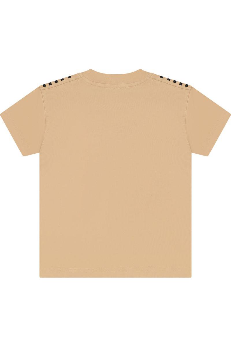 חולצת טישרט BLACK DOT לילדים בצבע חום BROWN / 2Y