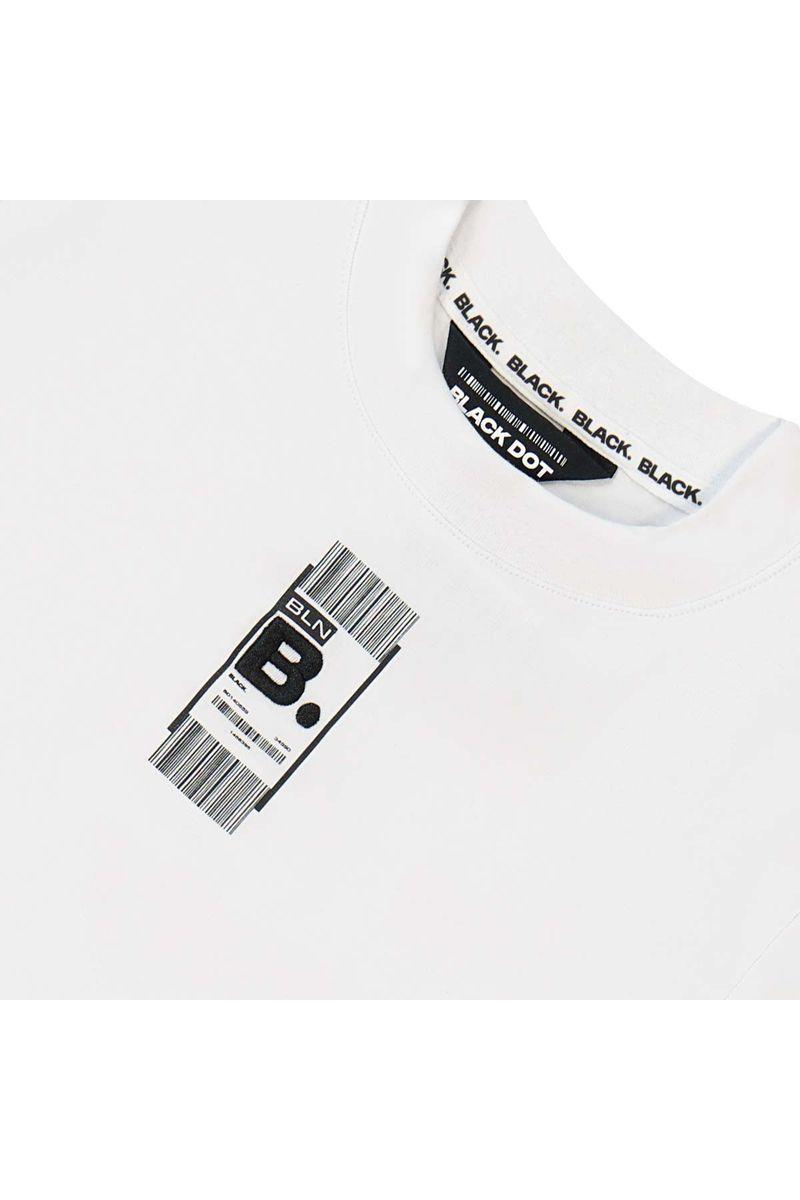 חולצת טישרט BLACK DOT לילדים בצבע לבן WHITE / 2Y