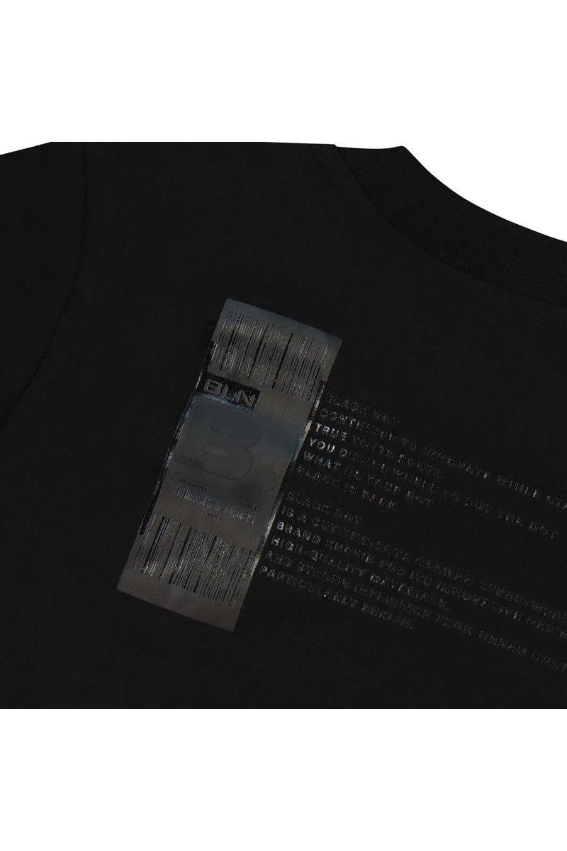 חולצת טישרט BLACK DOT לילדים בצבע שחור BLACK / 2Y