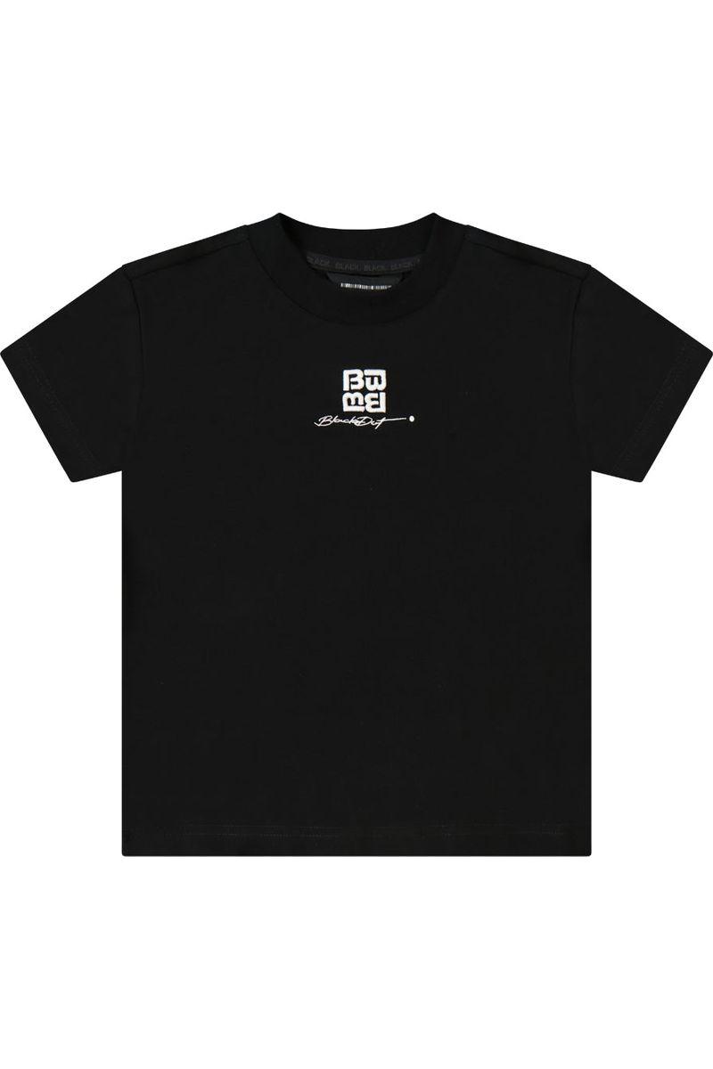 חולצת טישרט BLACK DOT לילדים בצבע שחור BLACK / 2Y