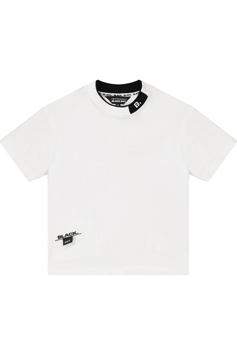חולצת טישרט BLACK DOT לילדים בצבע לבן WHITE / 2Y