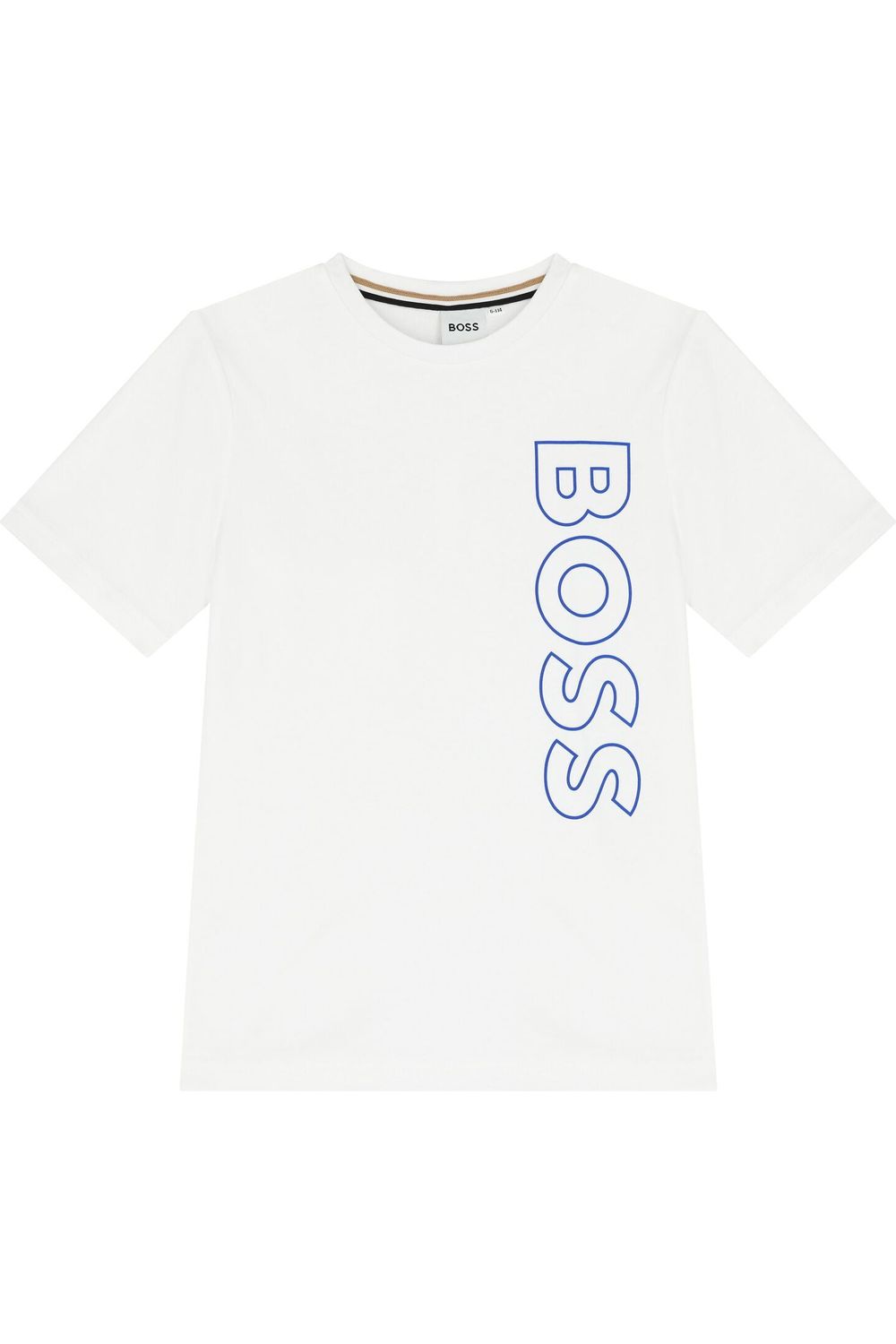 חולצת טישירט BOSS לוגו בצד לאורך לילדים