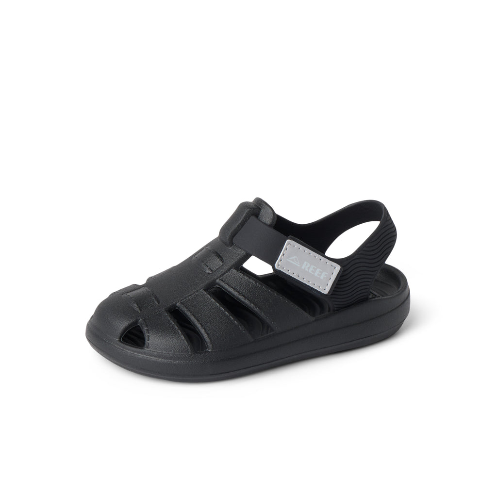 לילדים Totally Beachin Black Grey REEF סנדלי BLACK / 20