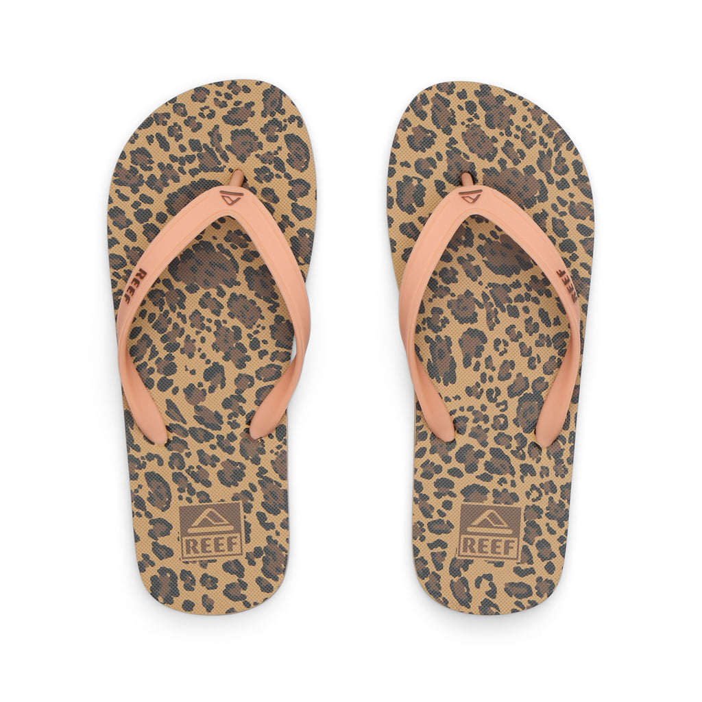 לילדות Seaside Prints Leopard REEF כפכפי BROWN / 32