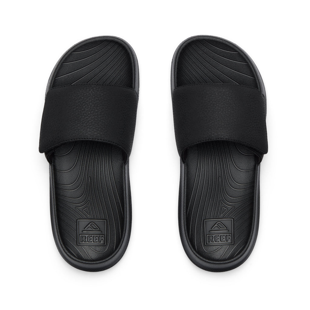 לילדים Salty Slide Black White REEF כפכפי BLACK / 32