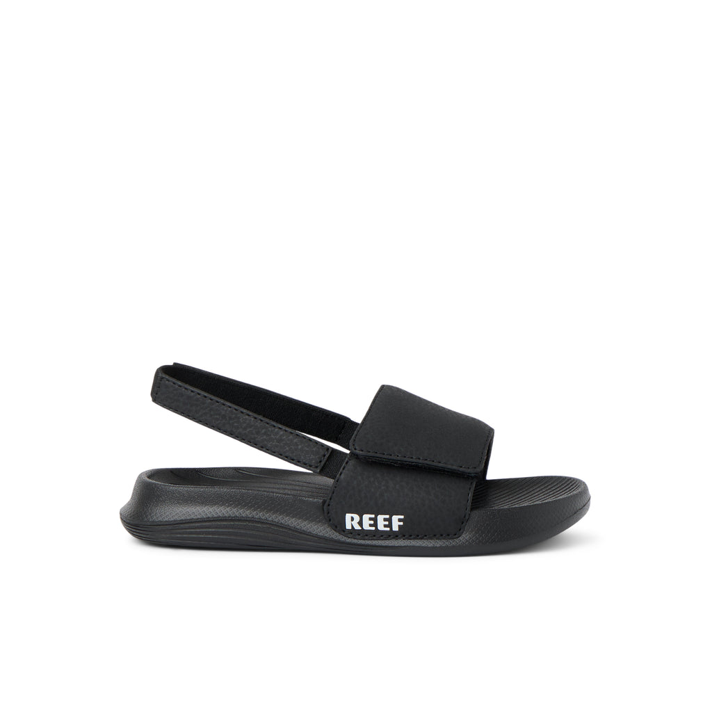 לילדים Salty Slide Black White REEF סנדלי BLACK / 26