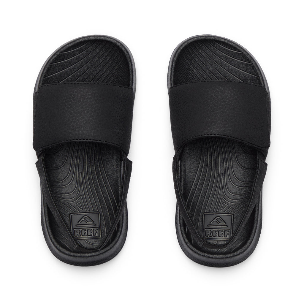 לילדים Salty Slide Black White REEF סנדלי BLACK / 26