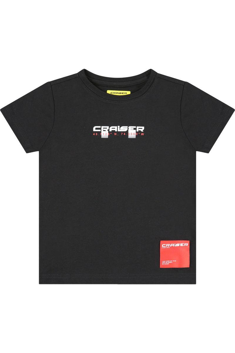 חליפת טריקו CRAISER  הדפס לוג אחורי לילדים Black / 4Y