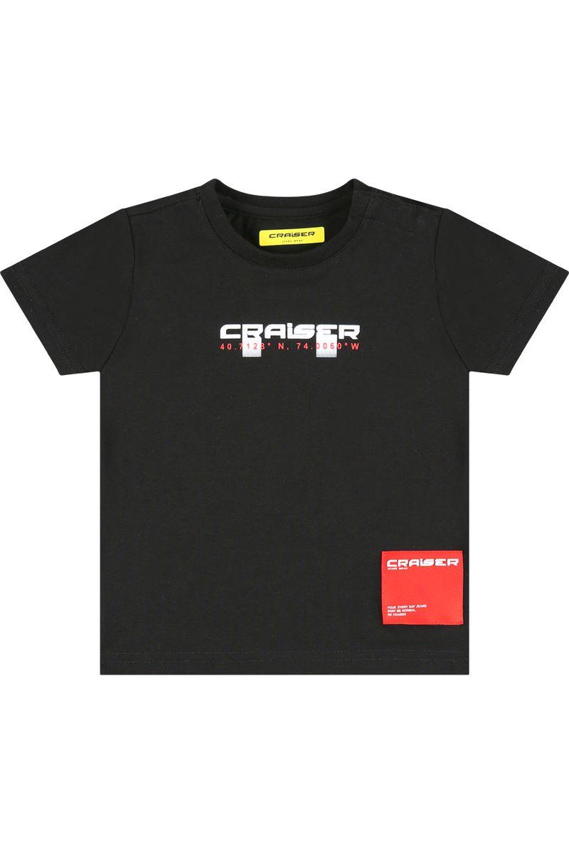 חליפת טריקו CRAISER  הדפס לוג אחורי לתינוקות Black / 3-6M