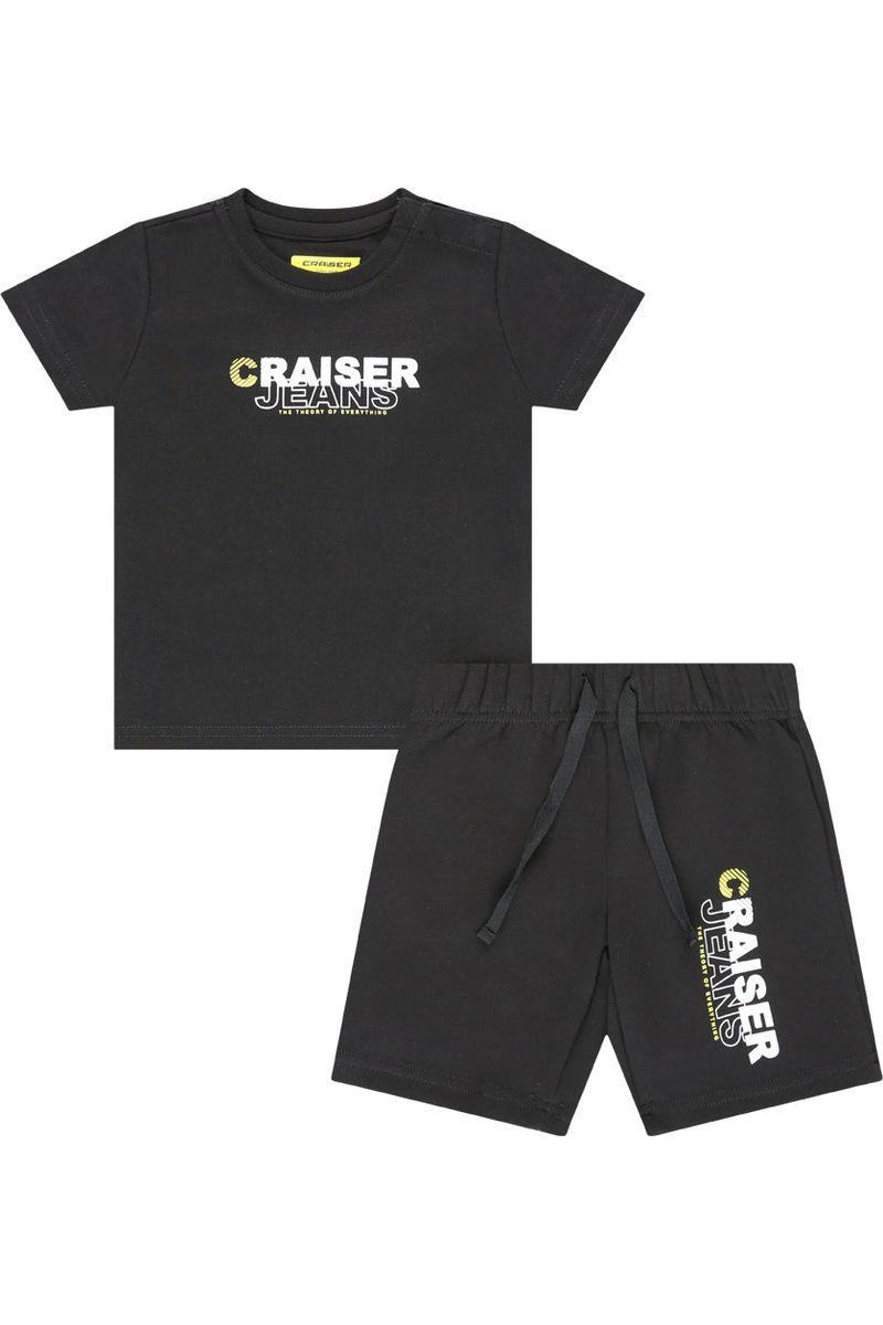 חליפת טריקו CRAISER  ממותגת לתינוקות Black / 3-6M