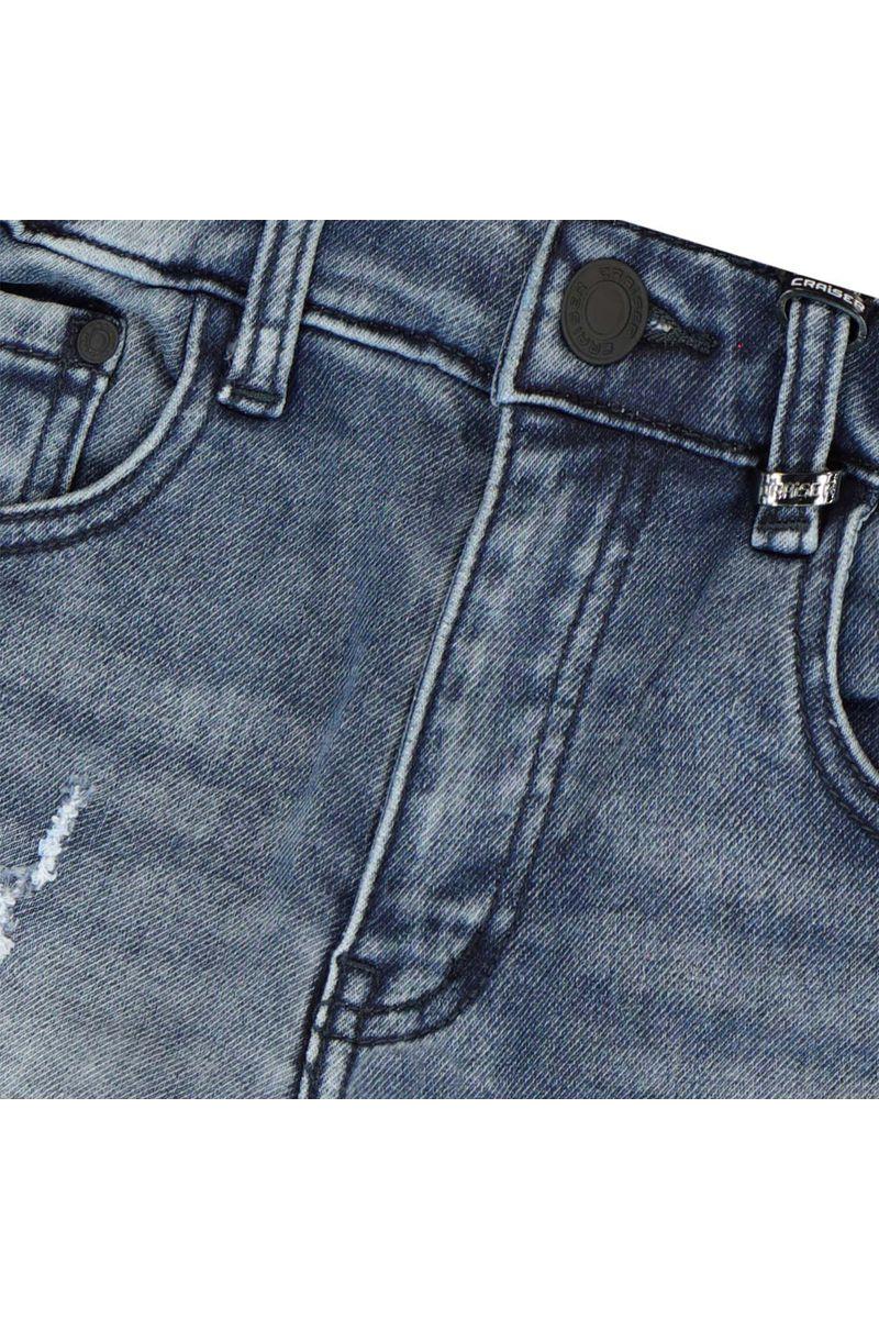 מכנסי ברמודה ג'ינס CRAISER קרעים לילדים