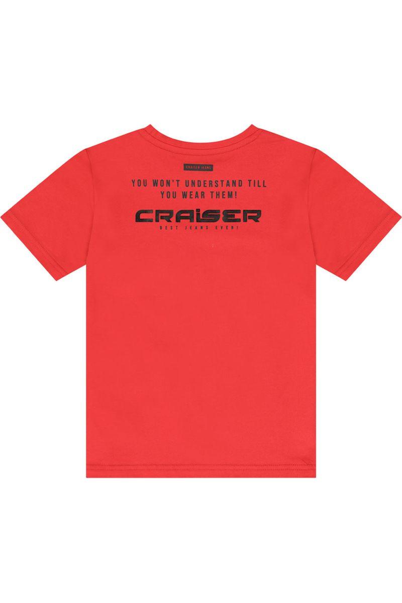 חולצת טי שרט CRAISER כיתוב אחורי לילדים