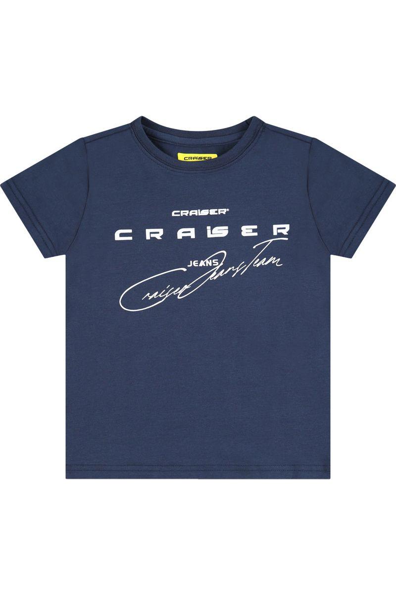 חולצת טישירט CRAISER לוגו מותג באמצע לילדים Blue / 4Y