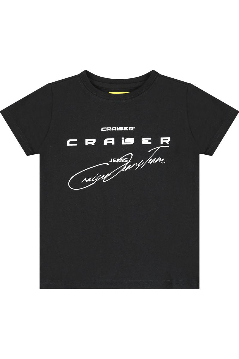 חולצת טישירט CRAISER כיתוב אחורי לילדים Black / 4Y