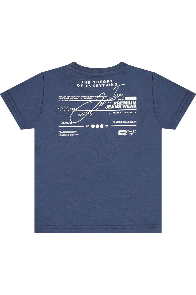 חולצת טישירט CRAISER לוגו מותג באמצע לתינוקות Blue / 3-6M