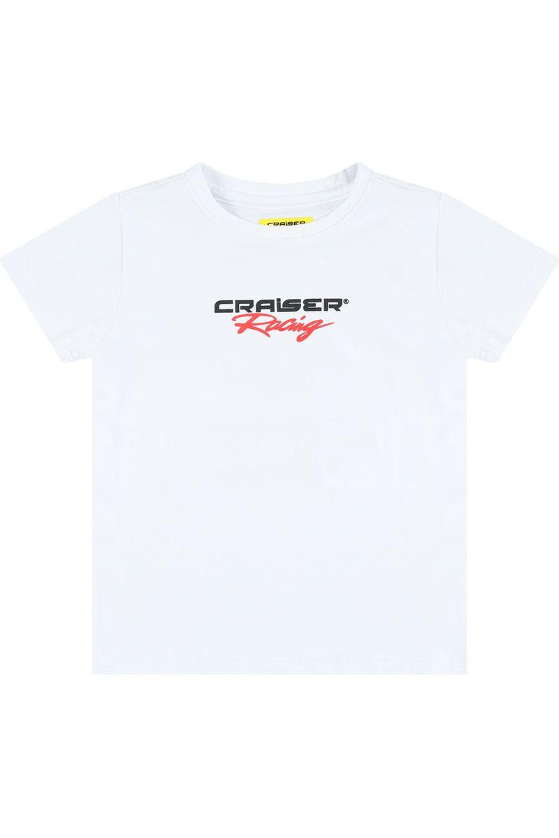 חולצת טישירט CRAISER הדפס אחורי לילדים White / 4Y
