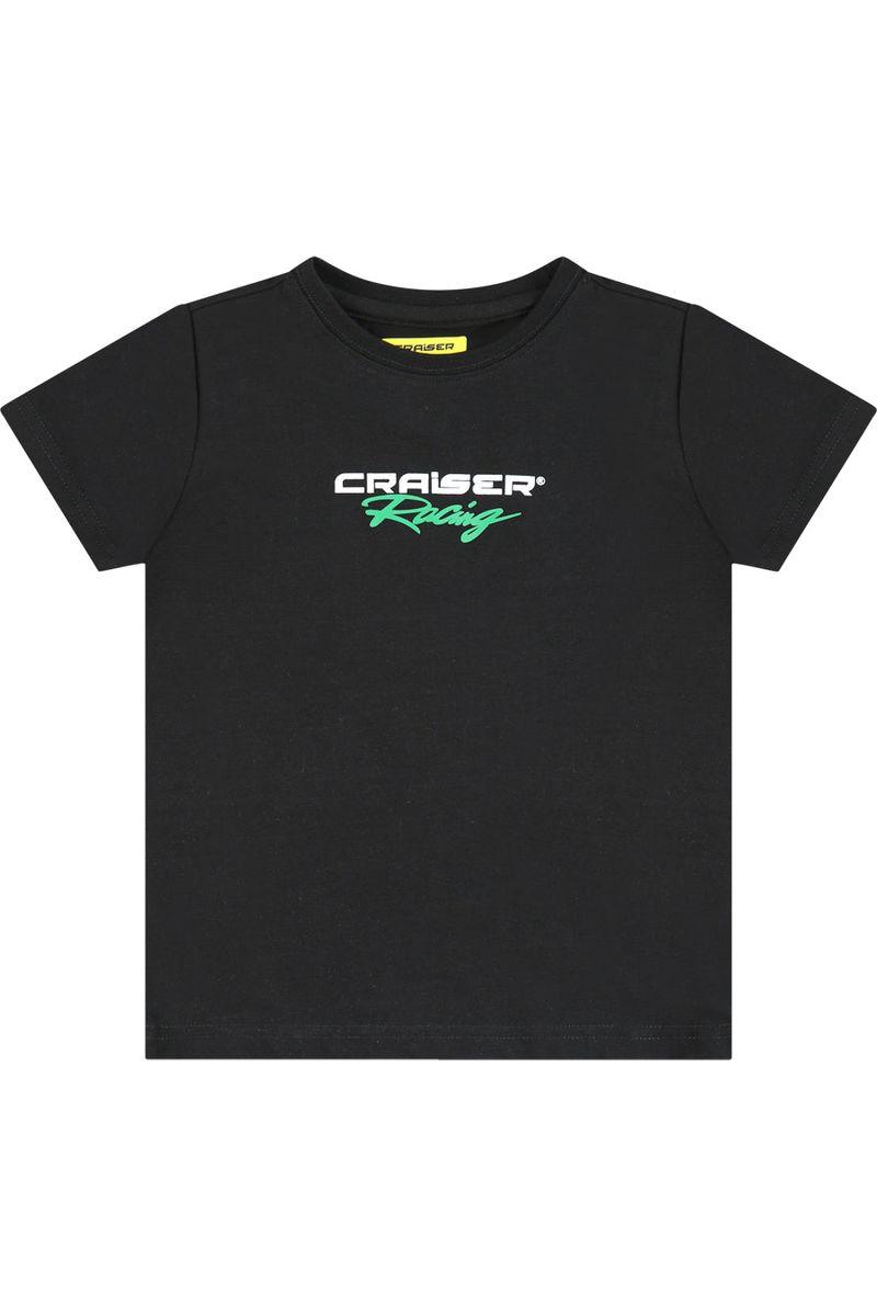 חולצת טישירט CRAISER הדפס אחורי לילדים Black / 4Y