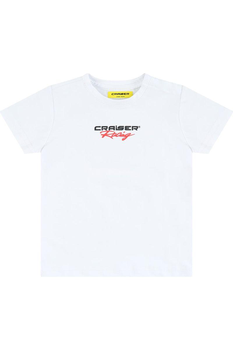 חולצת טישירט CRAISER הדפס אחורי לתינוקות White / 3-6M