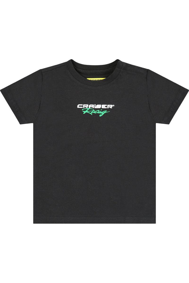 חולצת טישירט CRAISER הדפס אחורי לתינוקות Black / 3-6M