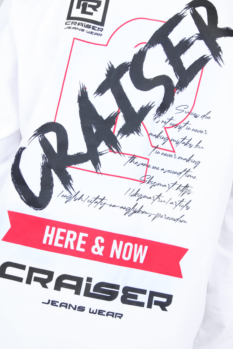 חולצת טי שרט CRAISER HERE& NOW ארוכה לילדים