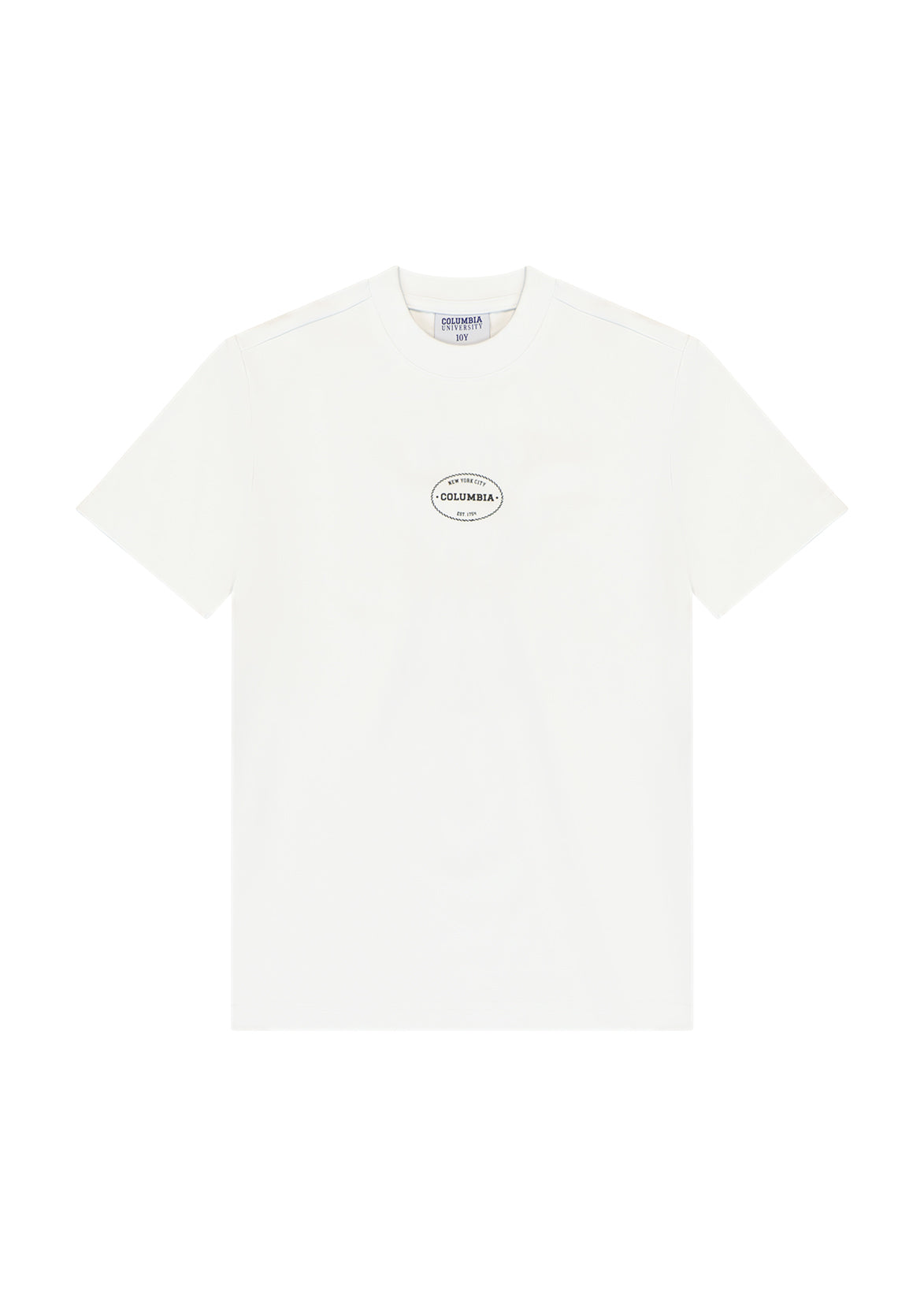 חולצת טישרט COLUMBIA הדפס לוגו אנכי לילדים WHITE / 2Y