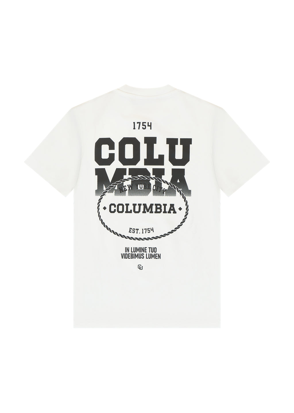חולצת טישרט COLUMBIA הדפס לוגו אנכי לילדים WHITE / 2Y