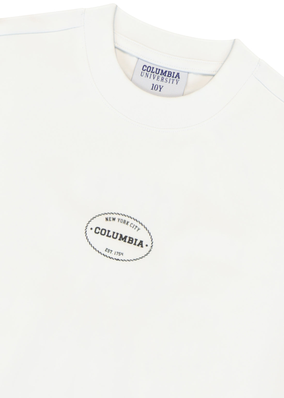 חולצת טישרט COLUMBIA הדפס לוגו אנכי לילדים WHITE / 2Y
