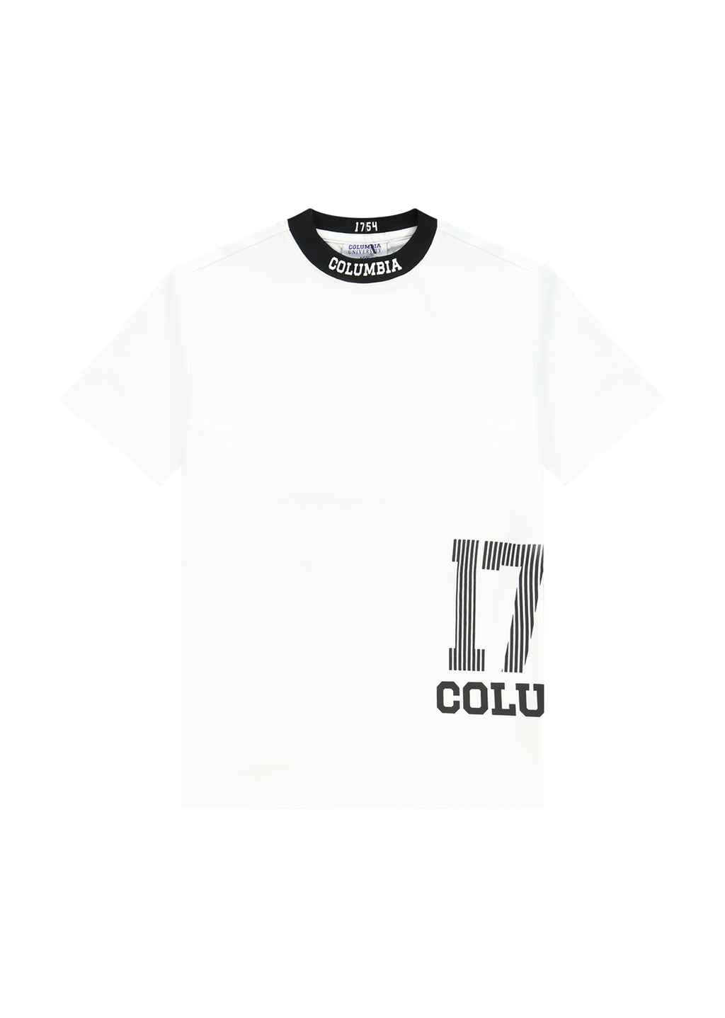 חולצת טישרט COLUMBIA לוגו חזית מינימלי לילדים WHITE / 2Y