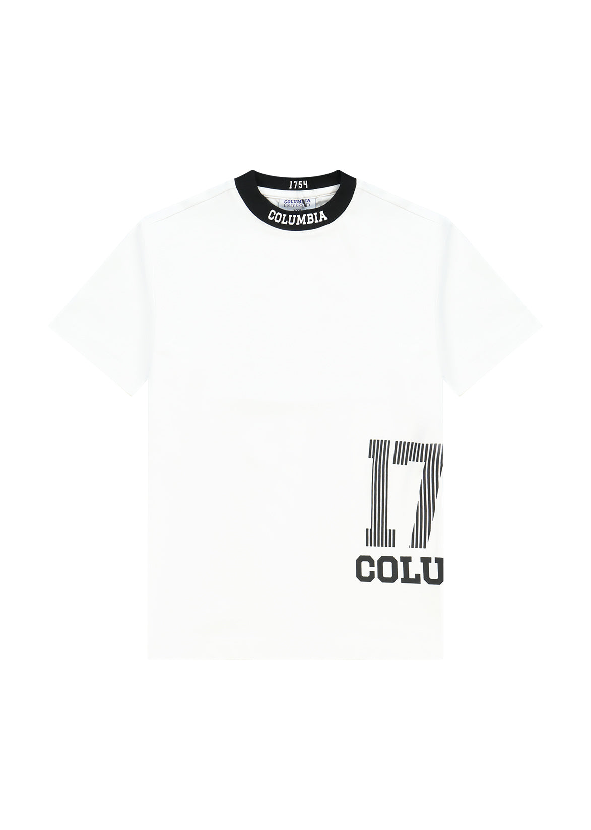 חולצת טישרט COLUMBIA לוגו חזית מינימלי לילדים WHITE / 2Y