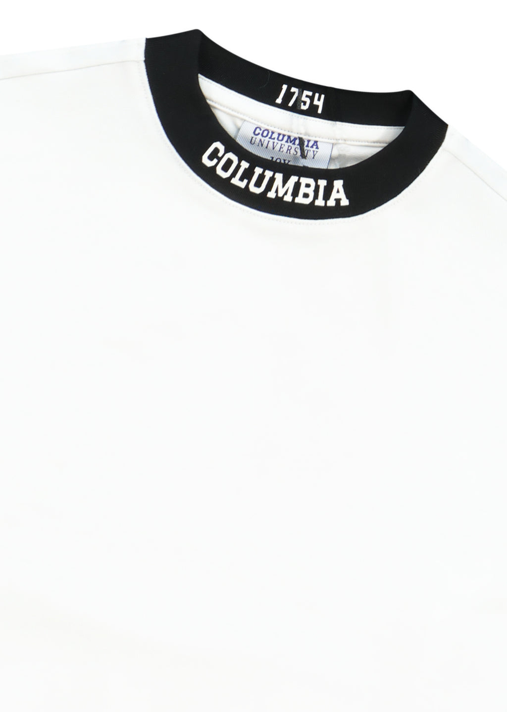 חולצת טישרט COLUMBIA לוגו חזית מינימלי לילדים WHITE / 2Y