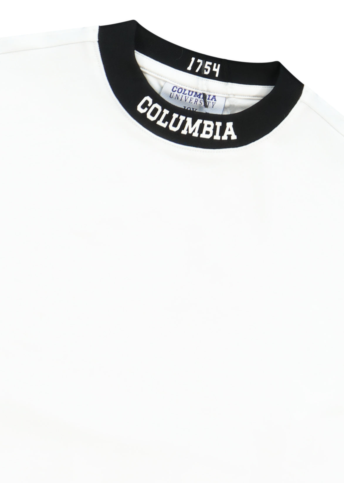 חולצת טישרט COLUMBIA לוגו חזית מינימלי לילדים WHITE / 2Y