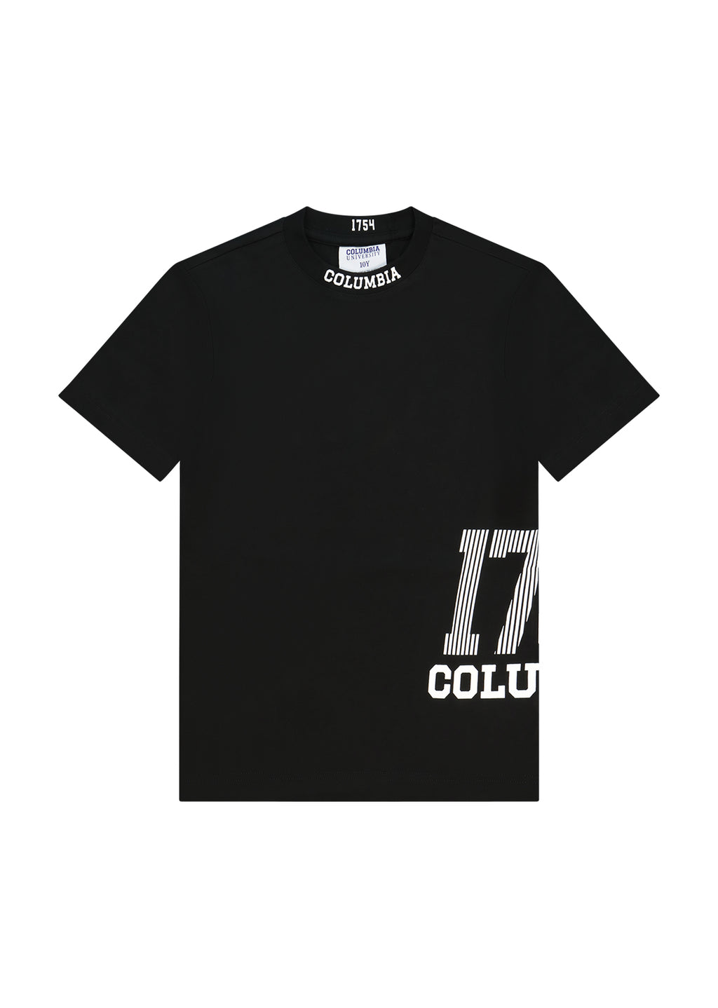 חולצת טישרט COLUMBIA לוגו חזית מינימלי לילדים BLACK / 2Y