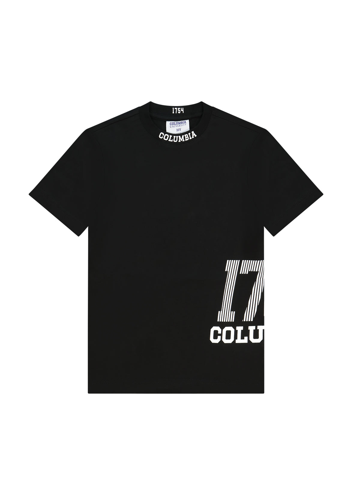 חולצת טישרט COLUMBIA לוגו חזית מינימלי לילדים BLACK / 2Y