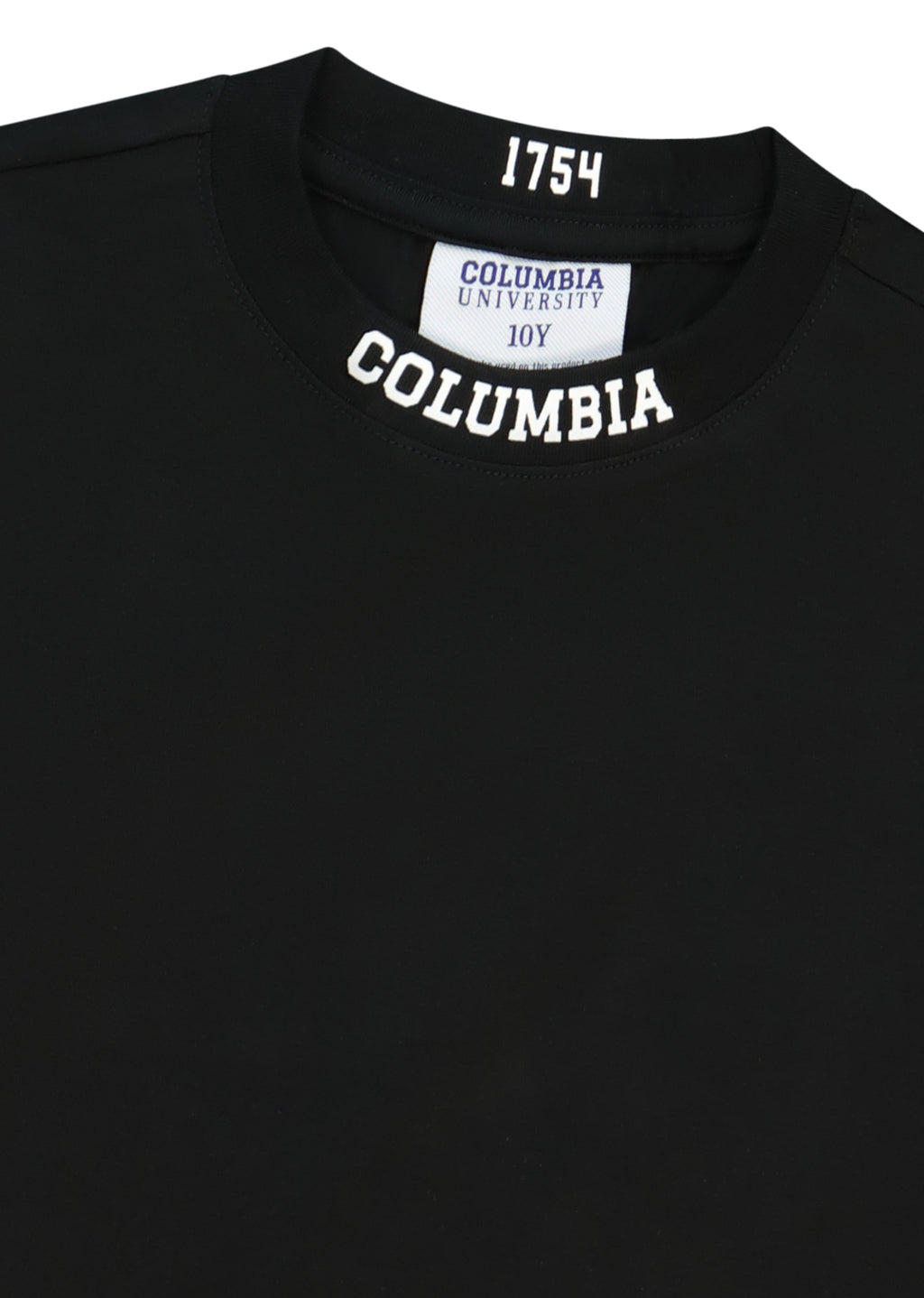חולצת טישרט COLUMBIA לוגו חזית מינימלי לילדים BLACK / 2Y