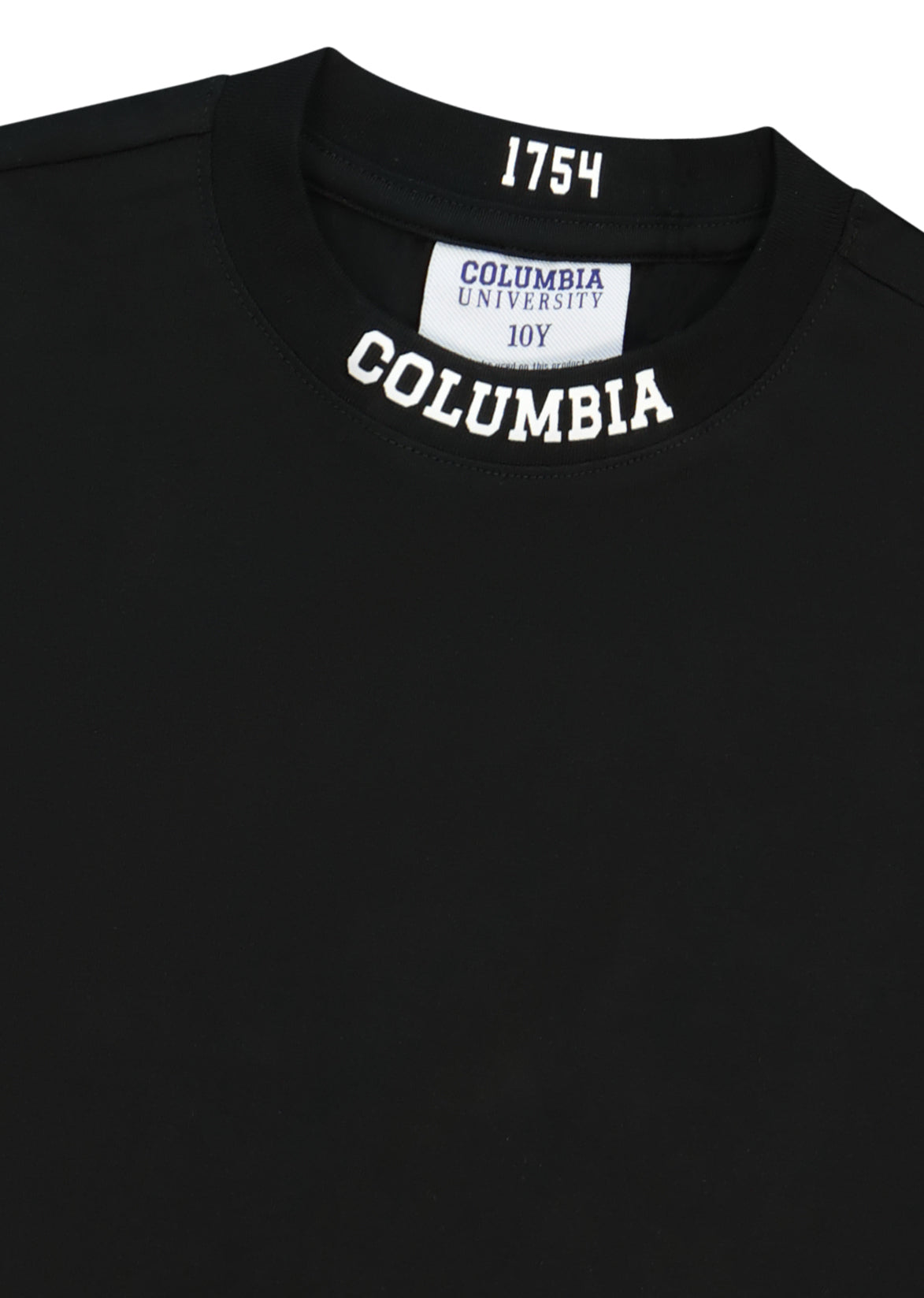 חולצת טישרט COLUMBIA לוגו חזית מינימלי לילדים BLACK / 2Y