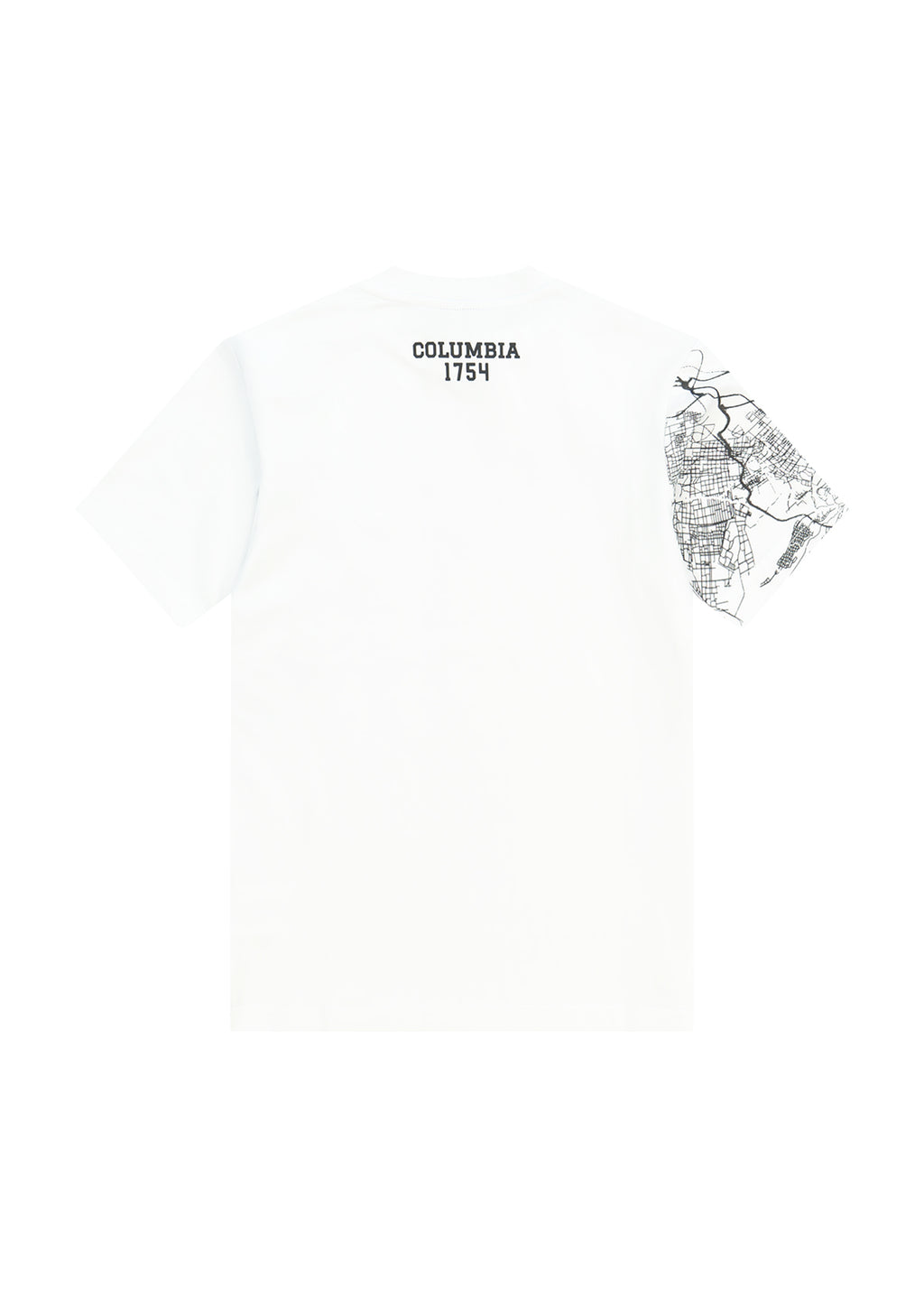 חולצת טישרט COLUMBIA הדפס גרפי עדין לילדים WHITE / 2Y