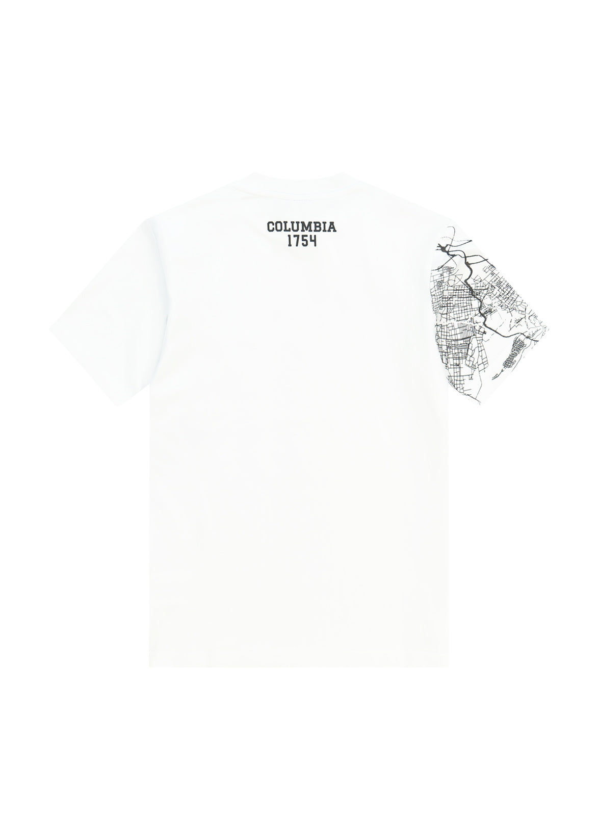 חולצת טישרט COLUMBIA הדפס גרפי עדין לילדים WHITE / 2Y