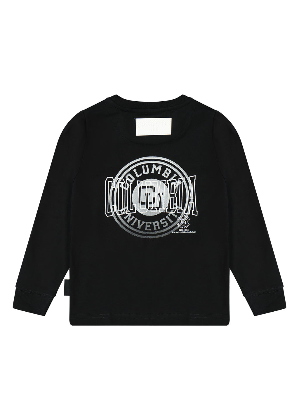 חולצת טישירט COLUMBIA לוגו מותג בגב לילדים BLACK / 2Y