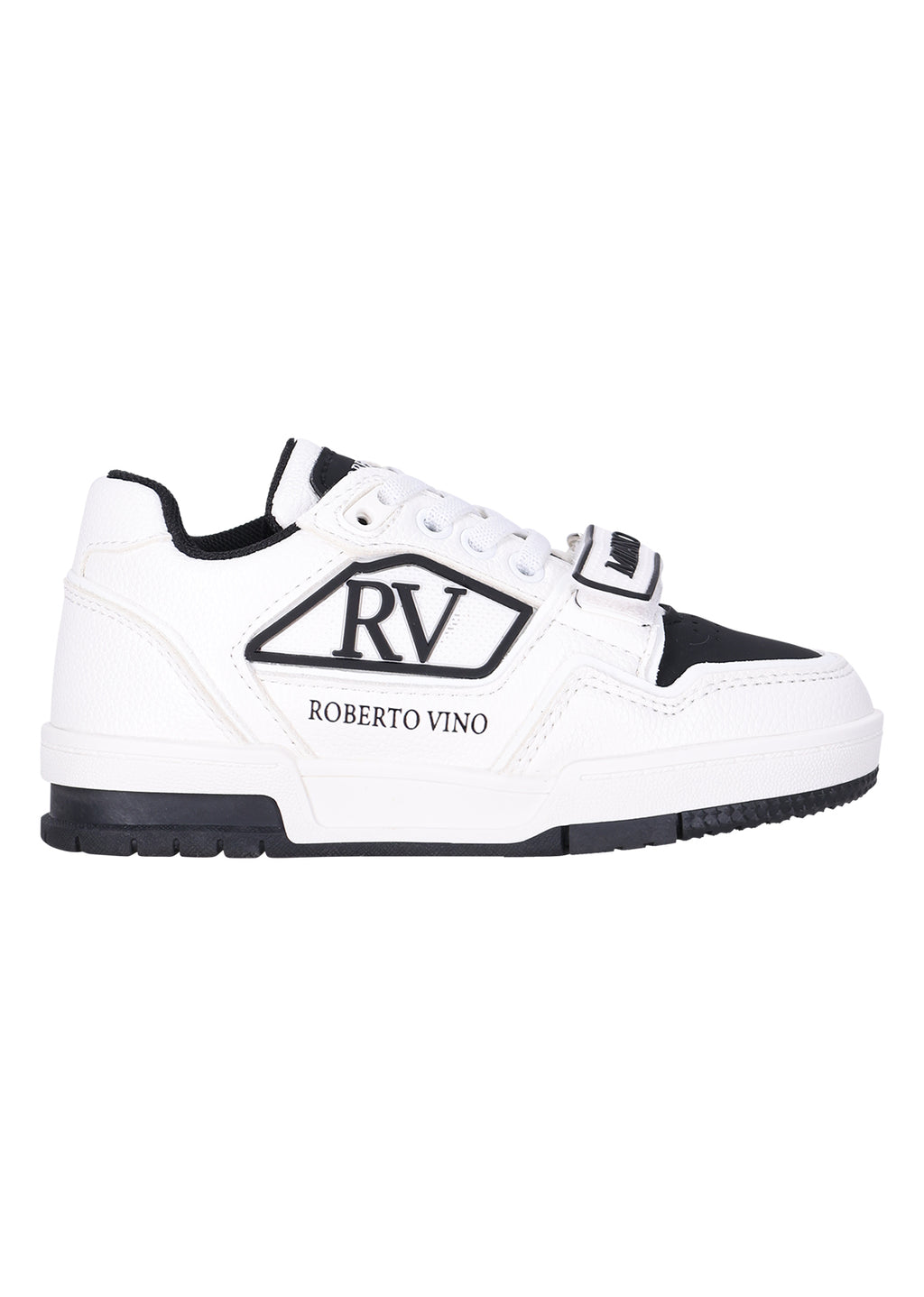 נעלי סניקרס ROBERTO VINO עם שרוכים וסוליה יציבה לילדים 1 BLACK / 30