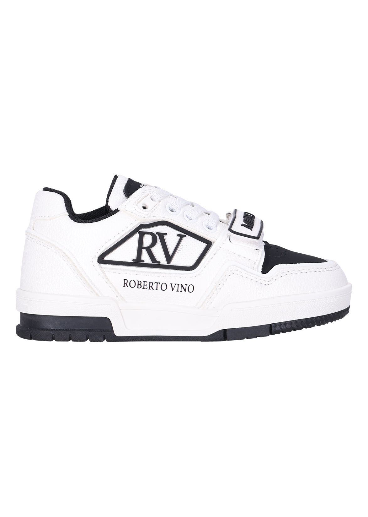 נעלי סניקרס ROBERTO VINO עם שרוכים וסוליה יציבה לילדים 1 BLACK / 30