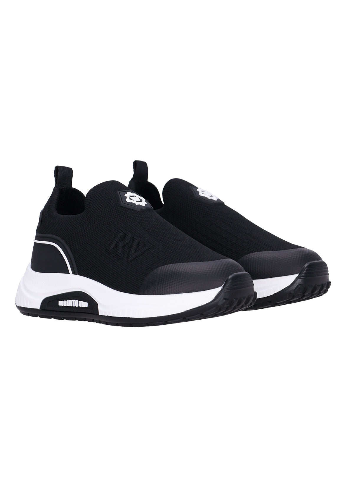 נעלי ספורט ROBERTO VINO עם גפת סריג וסוליה קלה לילדים 1 BLACK / 21