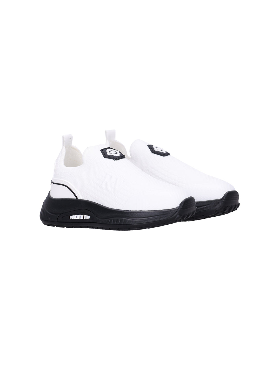 נעלי ספורט ROBERTO VINO עם גפת סריג וסוליה קלה לילדים 2 WHITE / 30